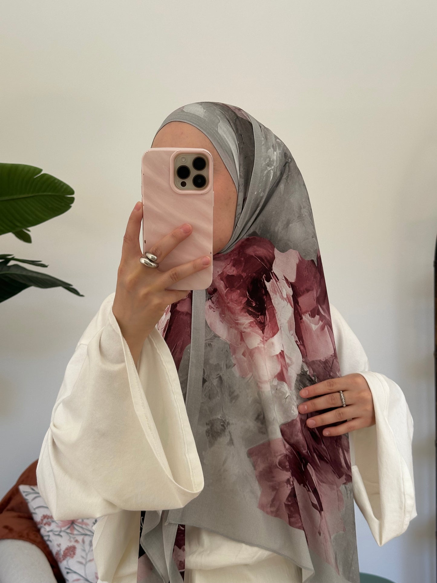 Layla Scarf Grau