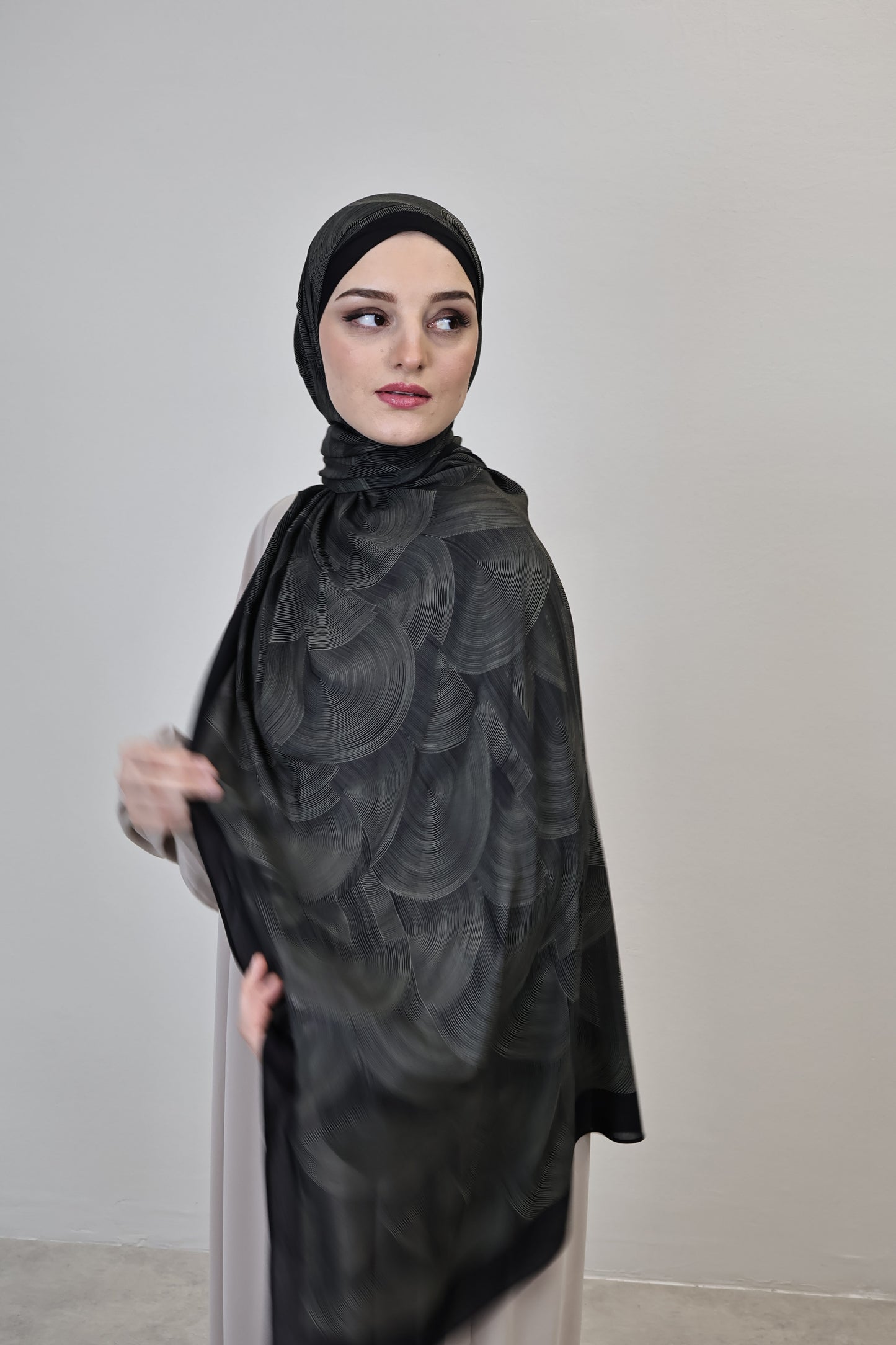 Zarif Scarf Schwarz