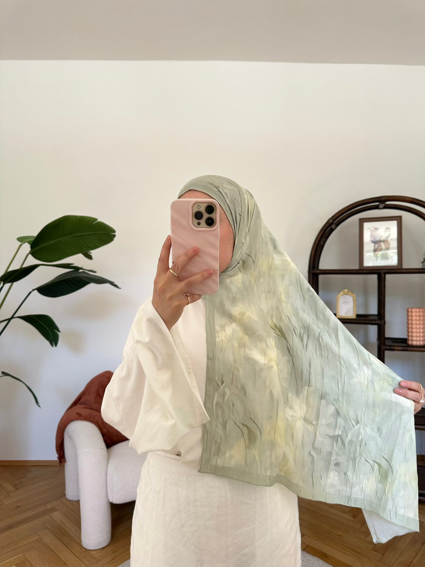 Sanft Scarf Grün