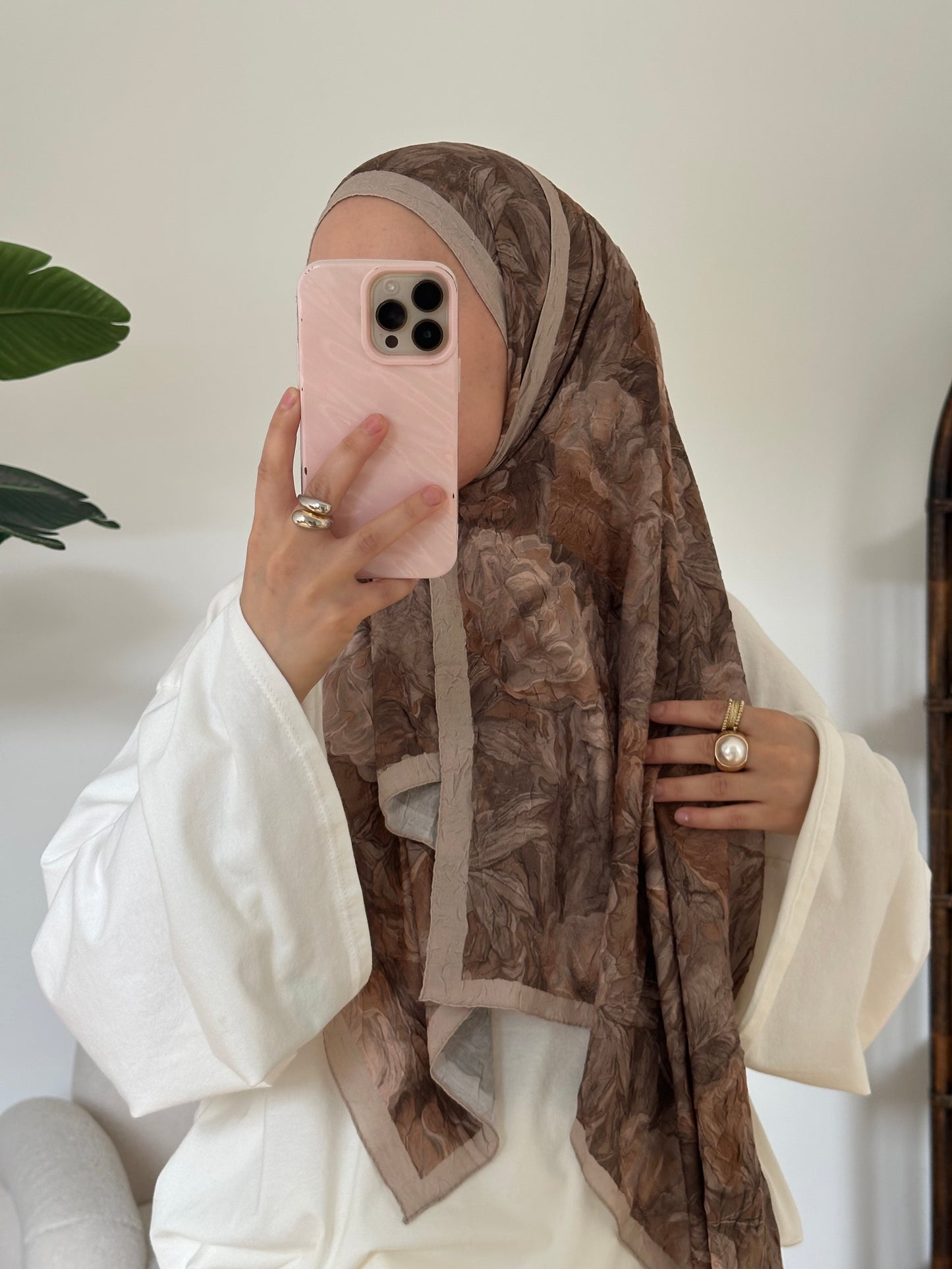 Nora Scarf Beige