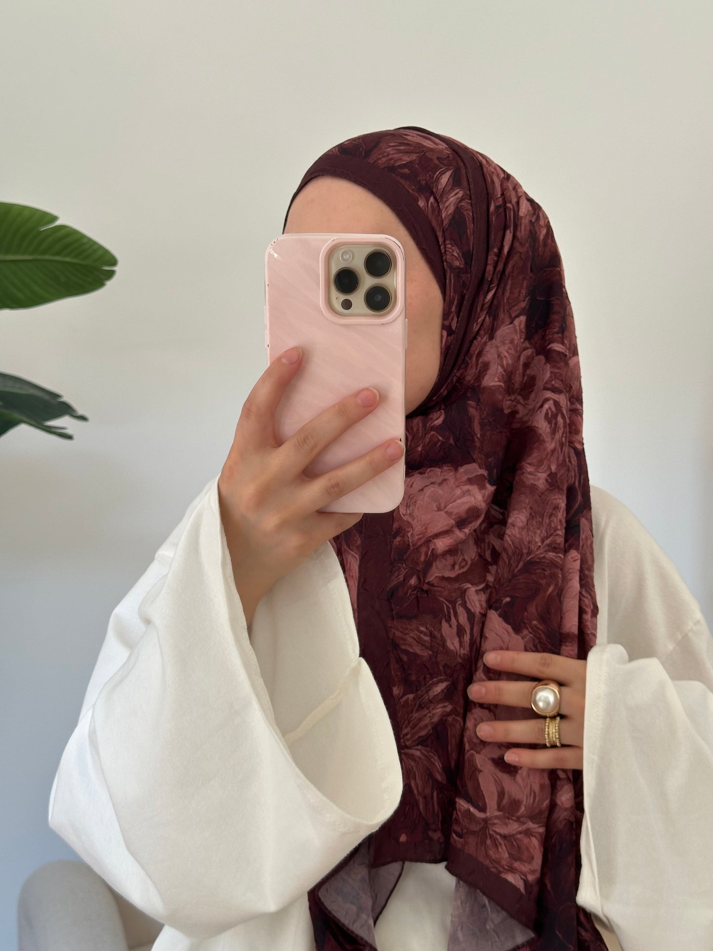 Nora Scarf Bordeaux