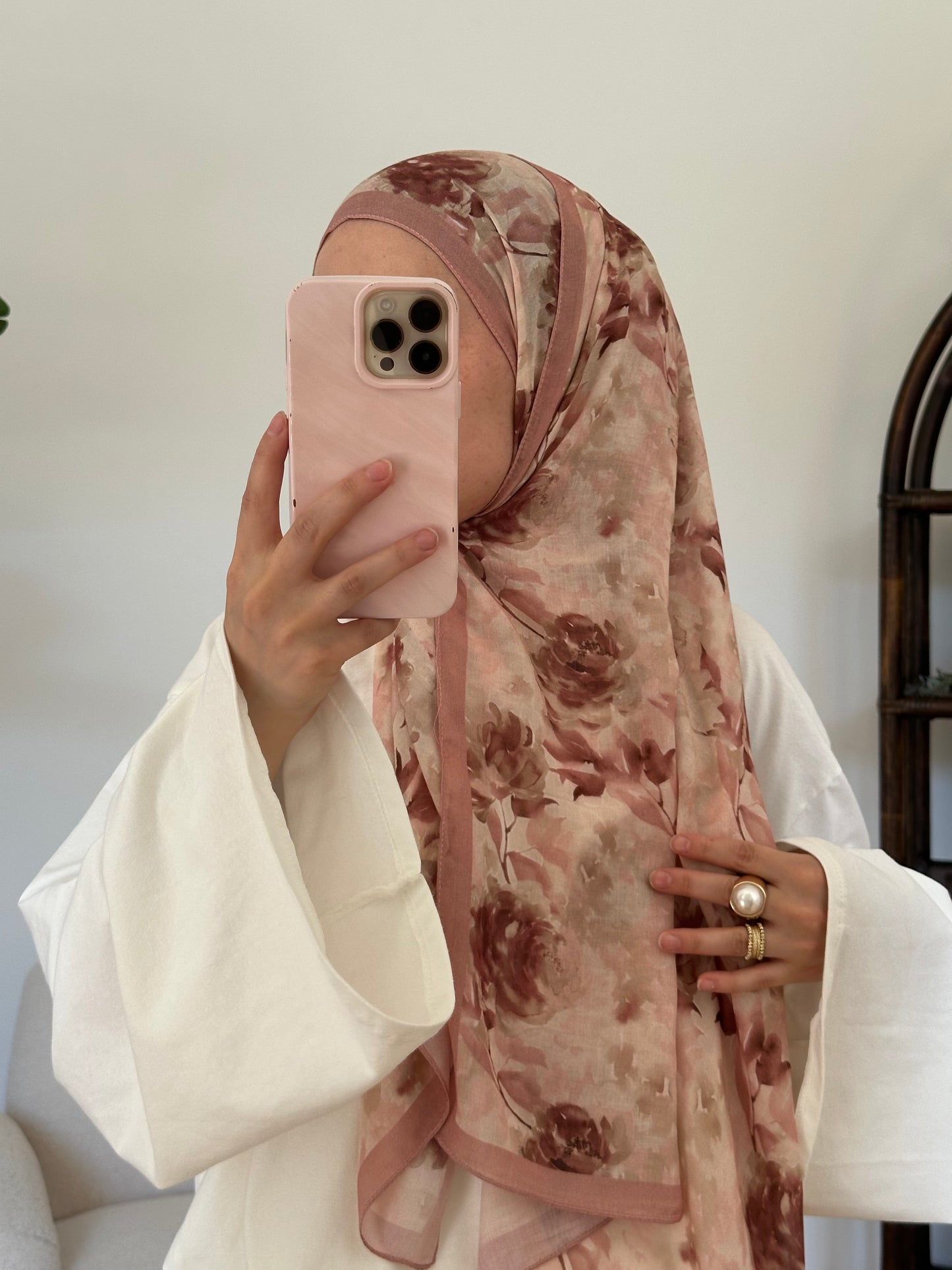 Rami Rose Scarf Rosa