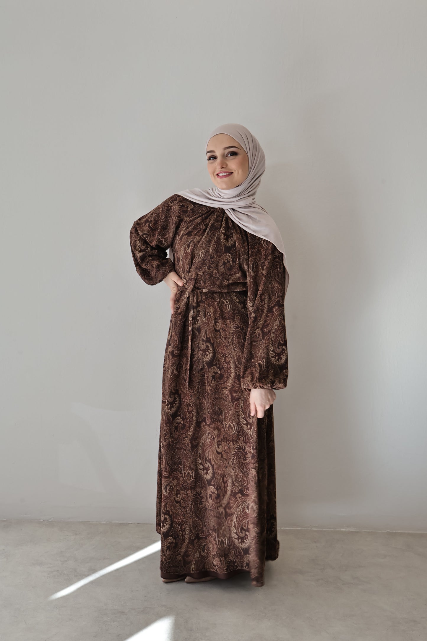 Orientalisches Kleid Braun