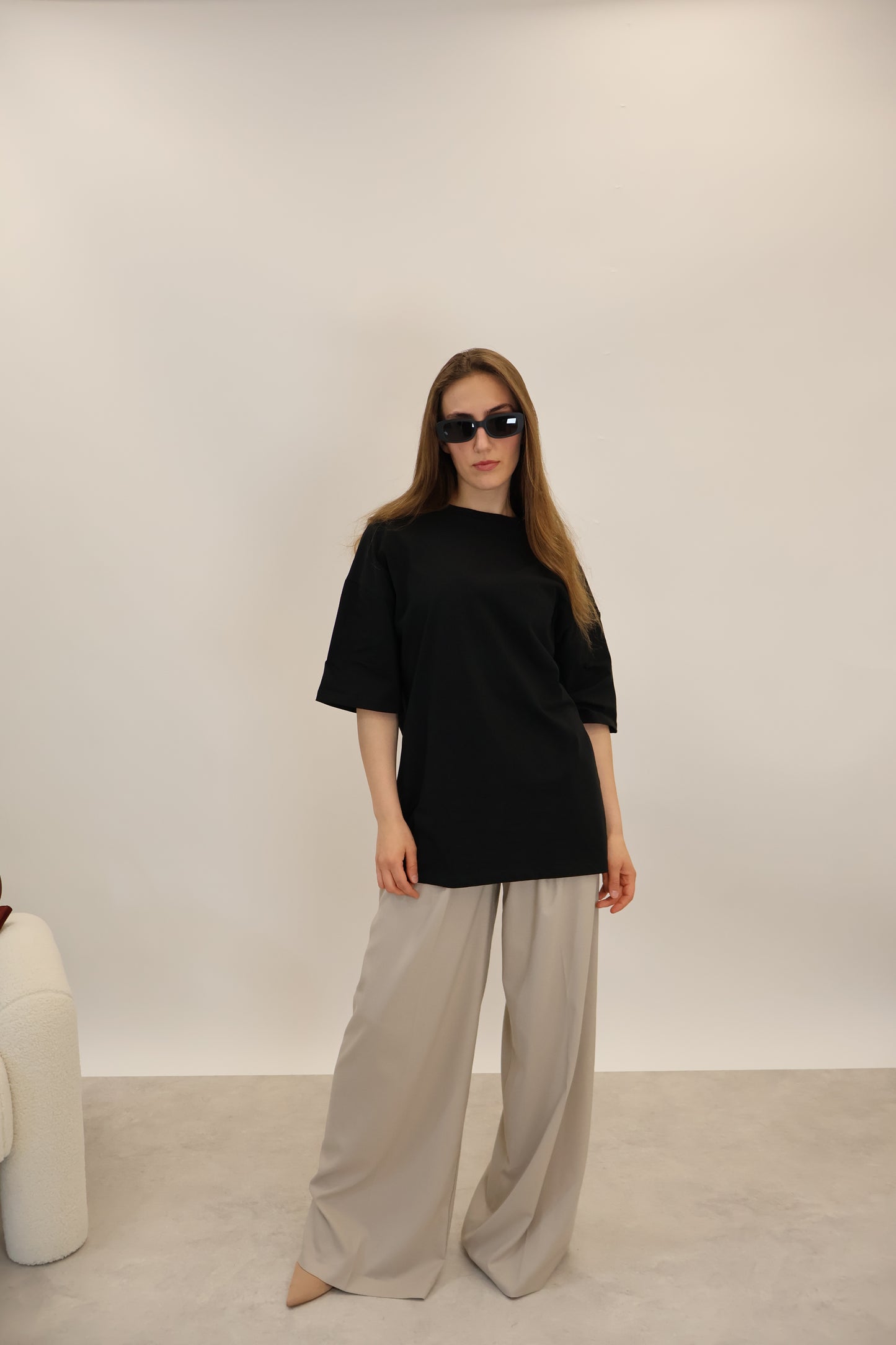 Basic T-Shirt Schwarz