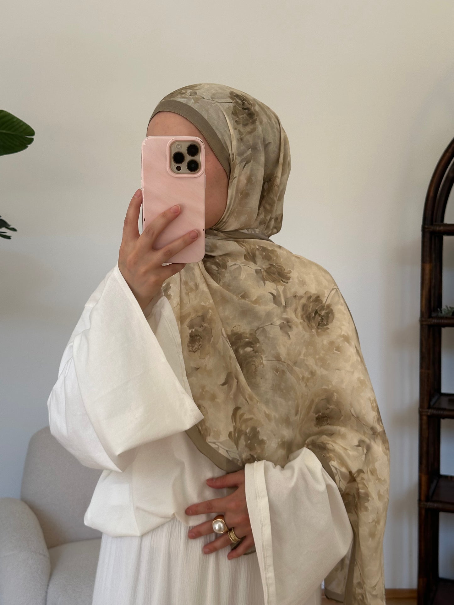 Rami Rose Scarf Grün