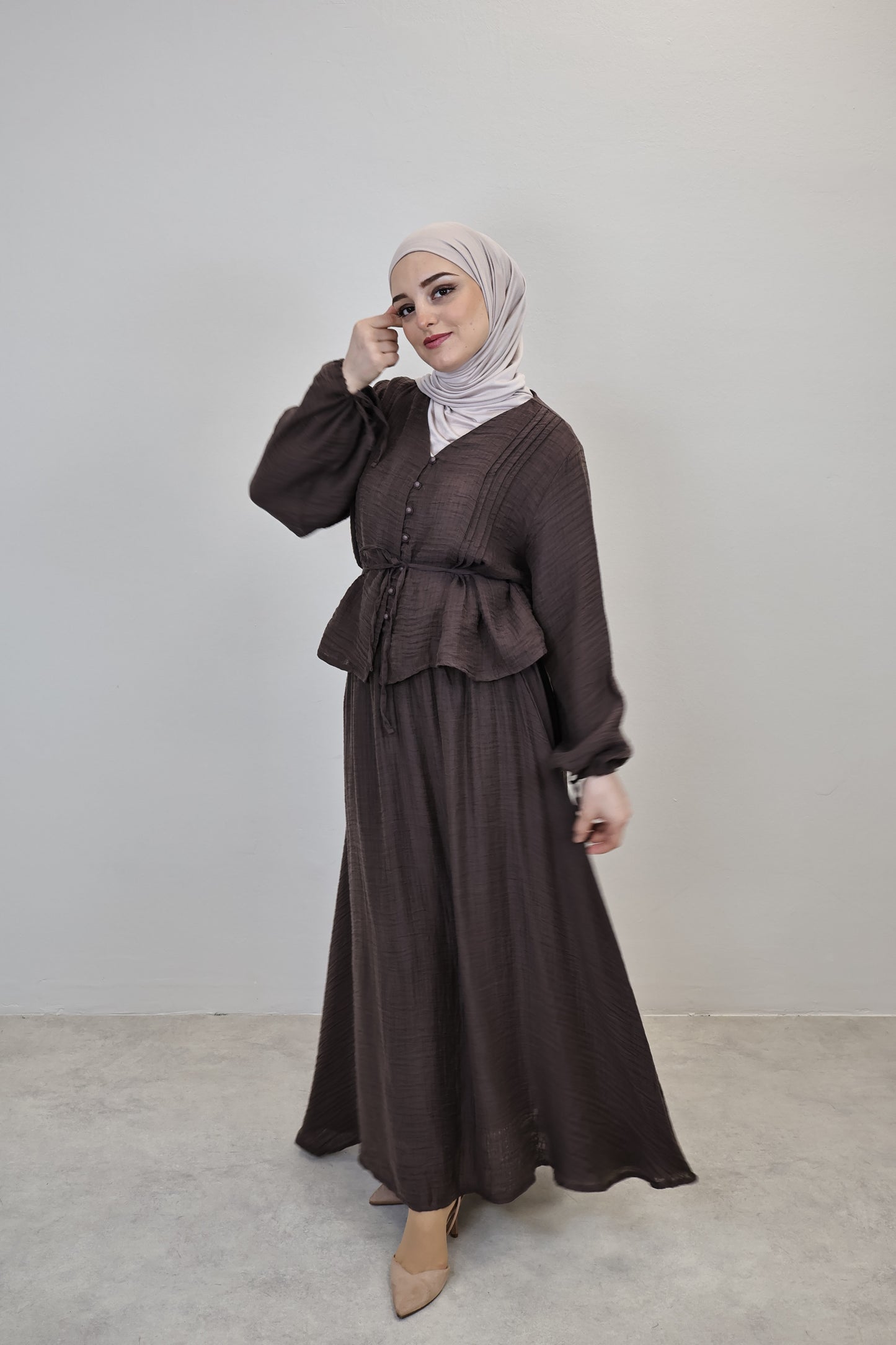 Hira Zwei-Teiler Braun