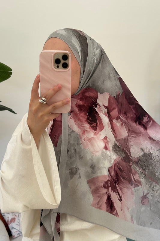 Layla Scarf Grau