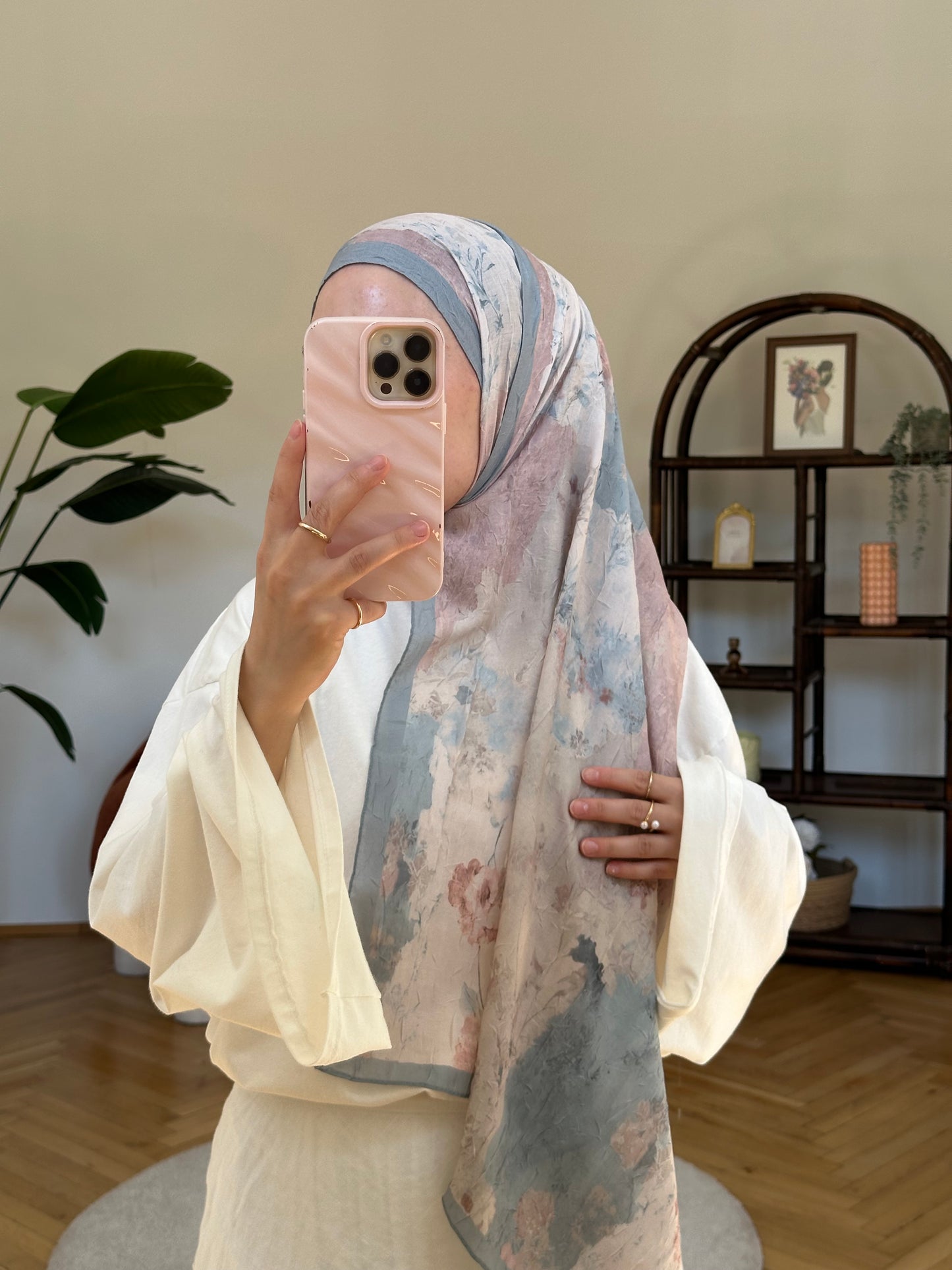 Vintage Scarf Blau