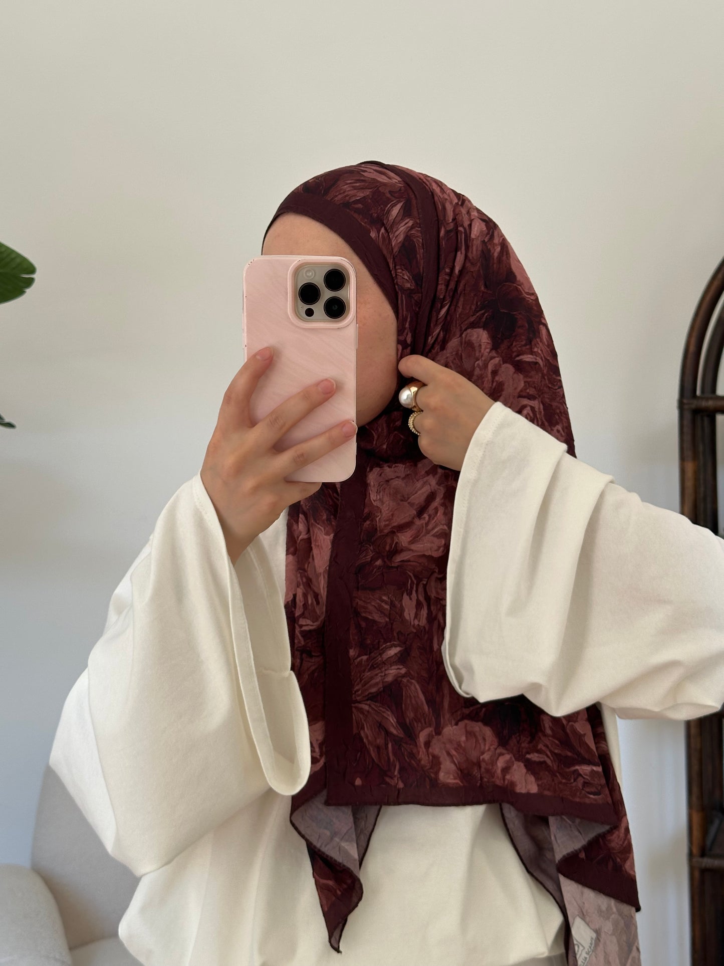Nora Scarf Bordeaux