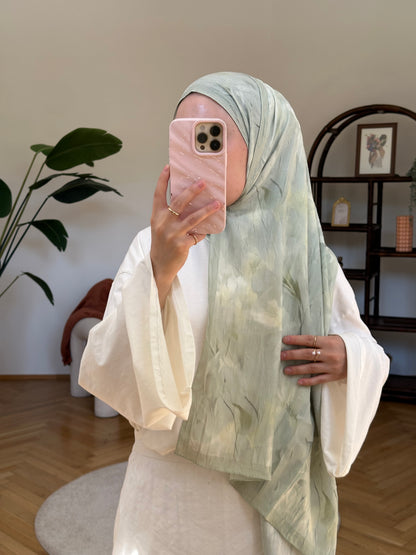 Sanft Scarf Grün