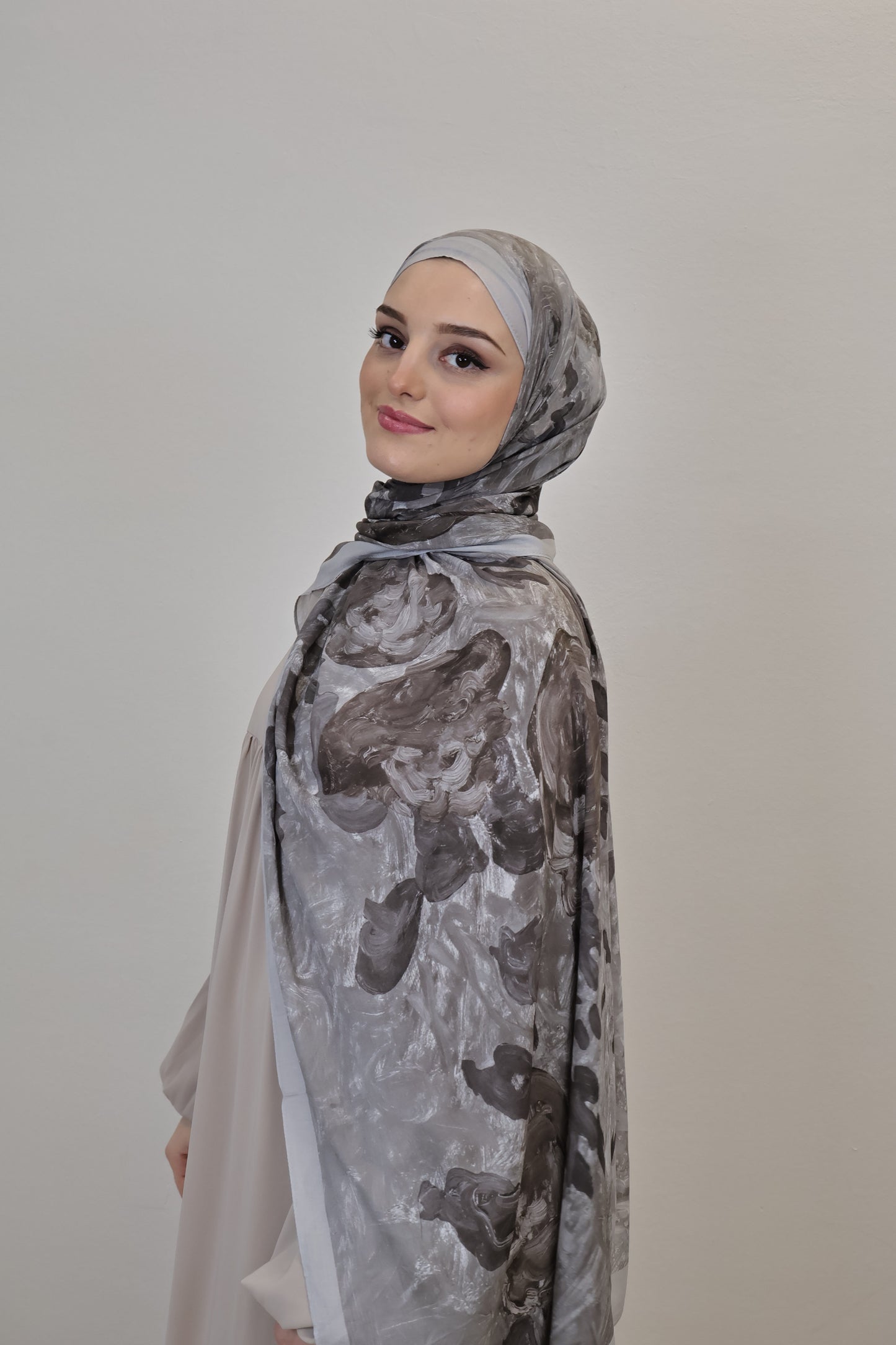 Sade Scarf Steingrau