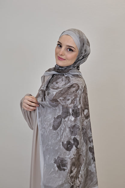 Sade Scarf Steingrau