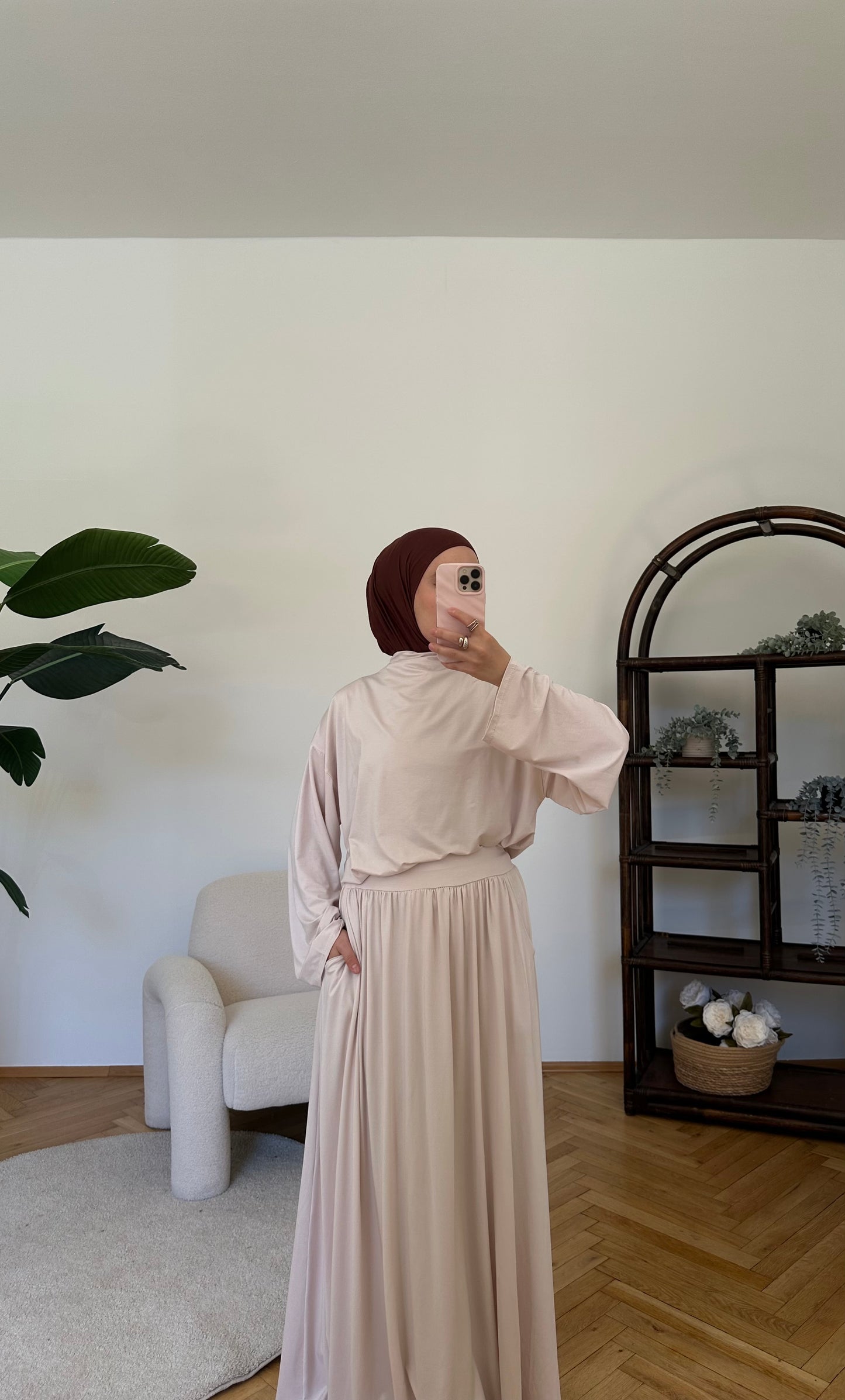 Sifa Zwei-Teiler Beige