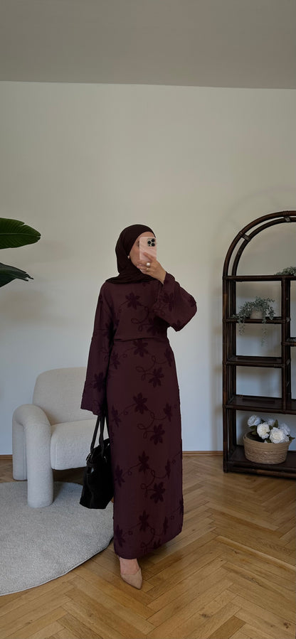 Zarif Kleid Aubergine