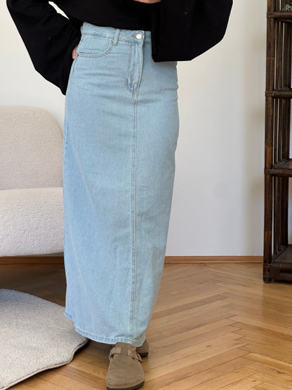 Jeansrock Hellblau