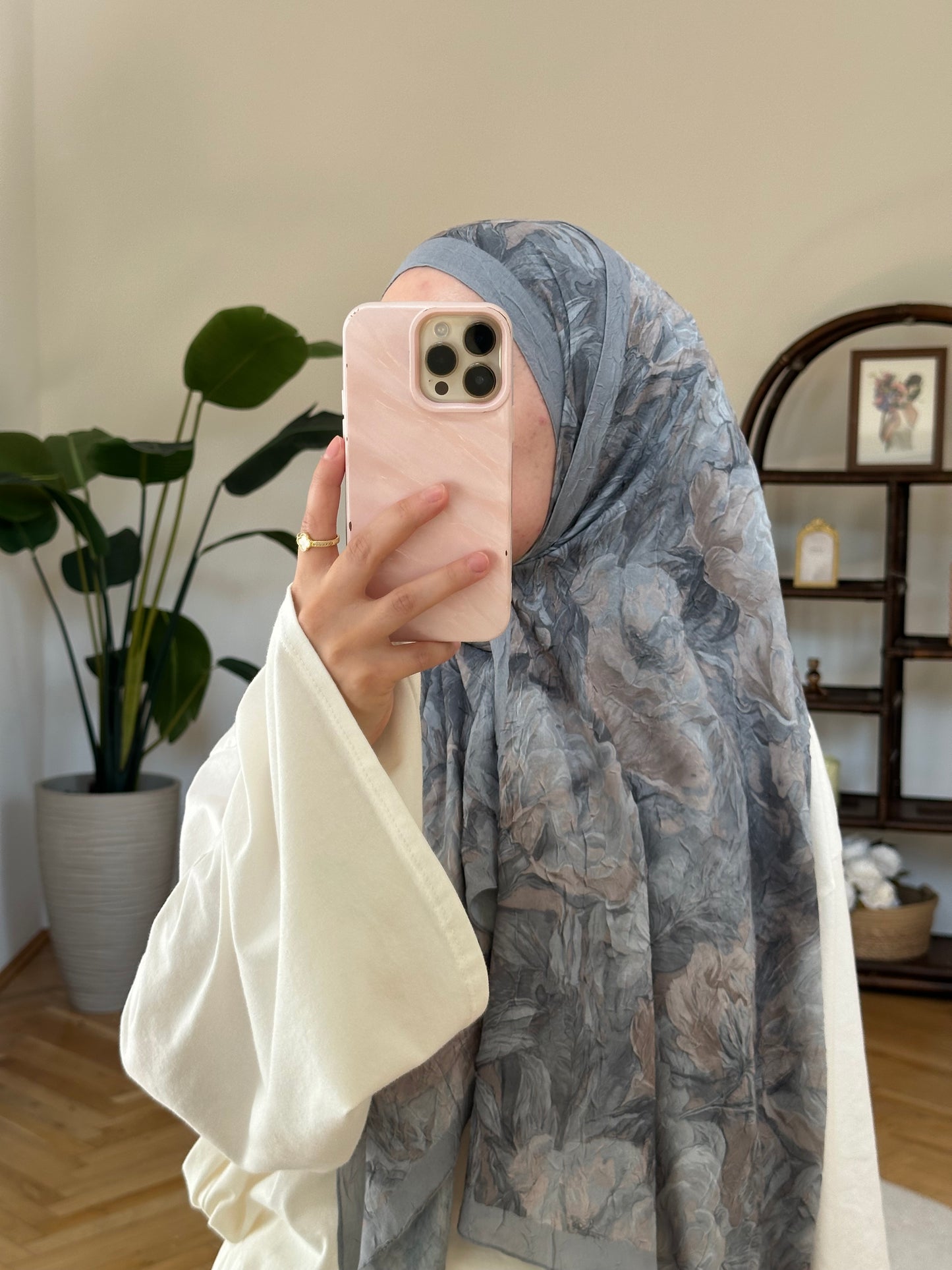 Tara Scarf Blau