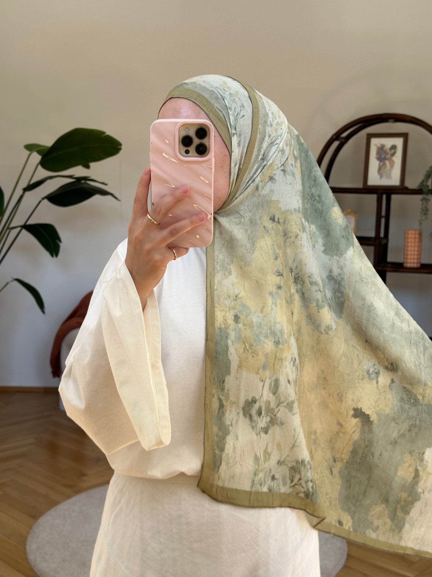 Vintage Scarf Grün
