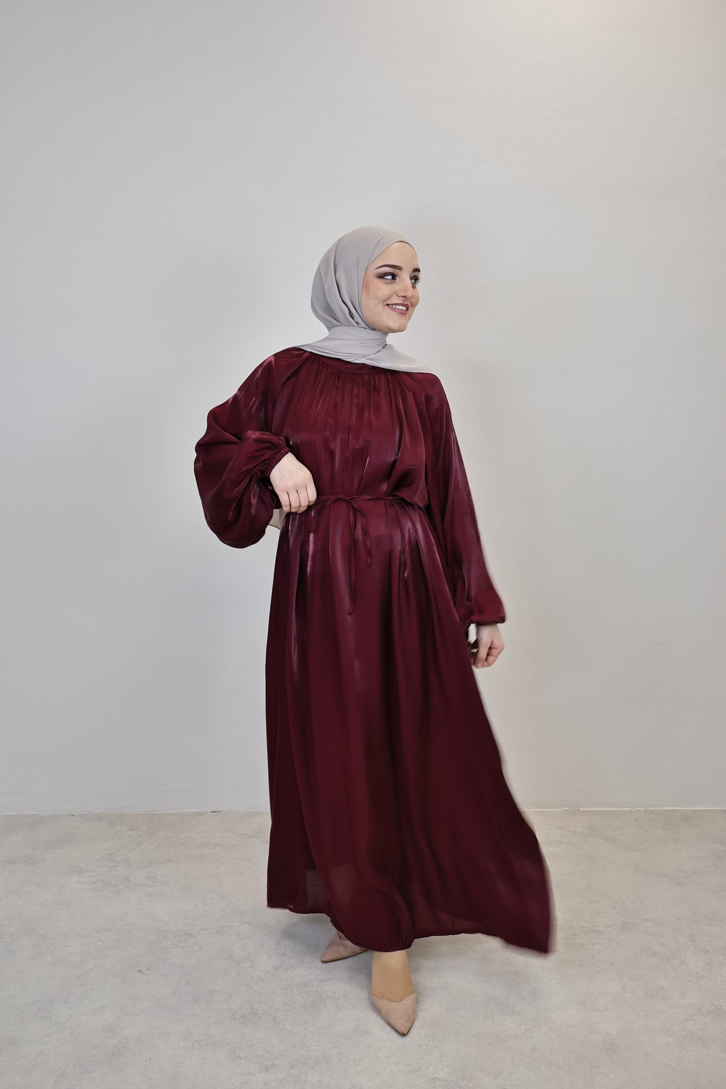 Hümra Kleid Bordeaux
