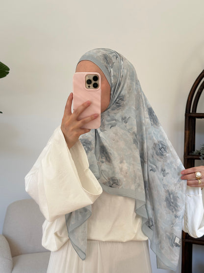Rami Rose Scarf Blau