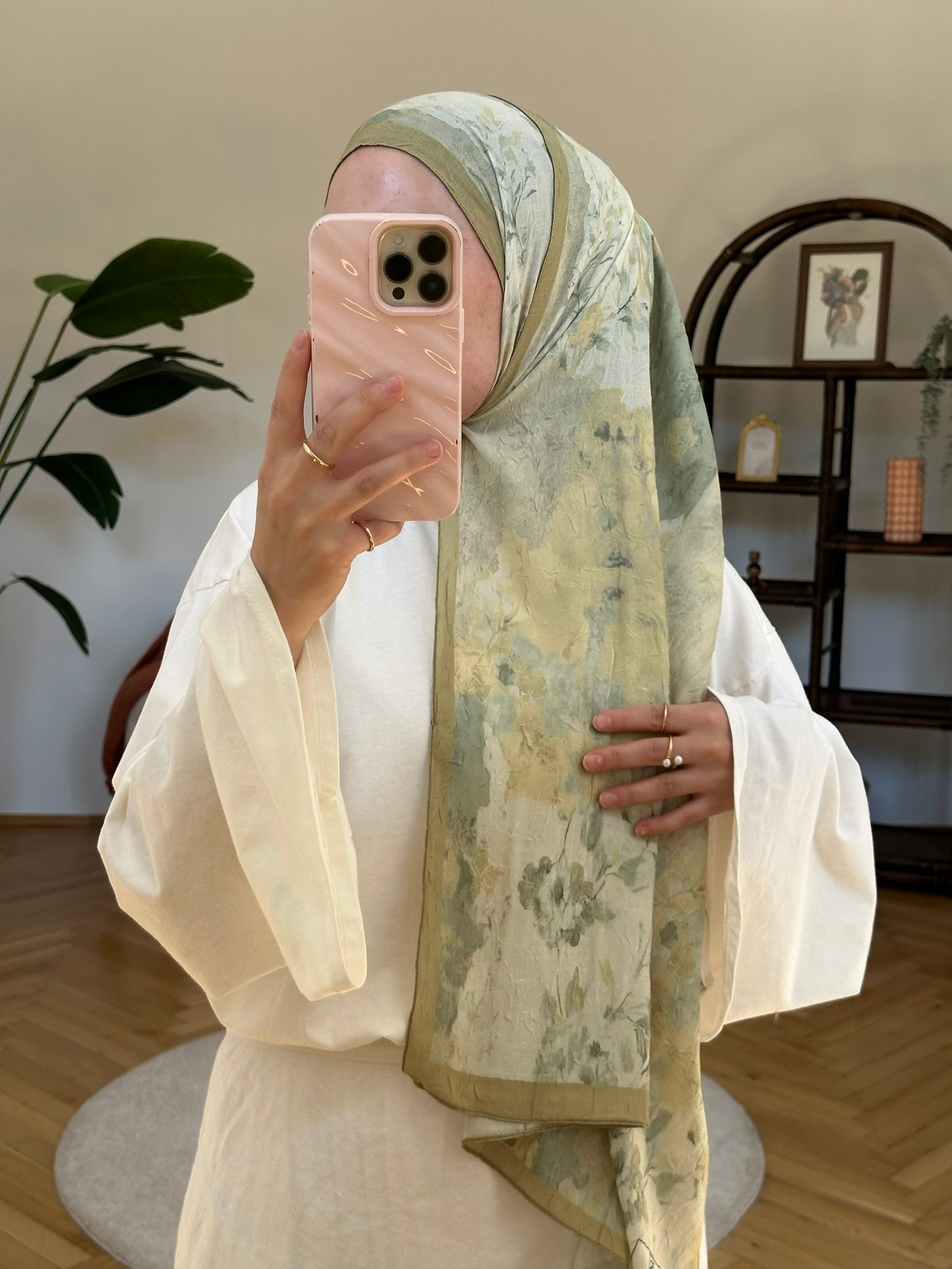 Vintage Scarf Grün