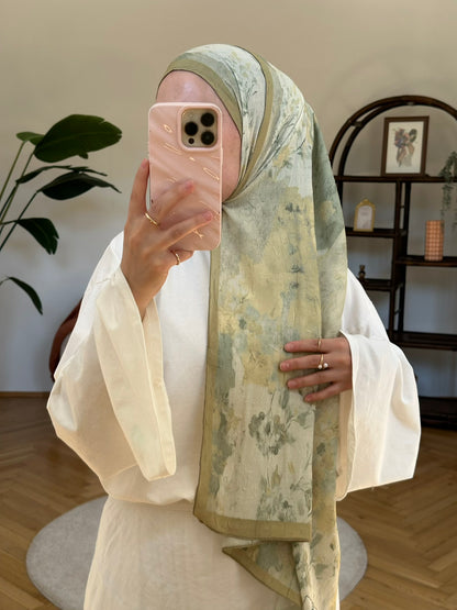 Vintage Scarf Grün