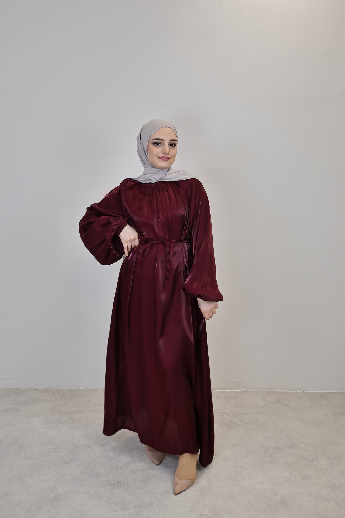Hümra Kleid Bordeaux