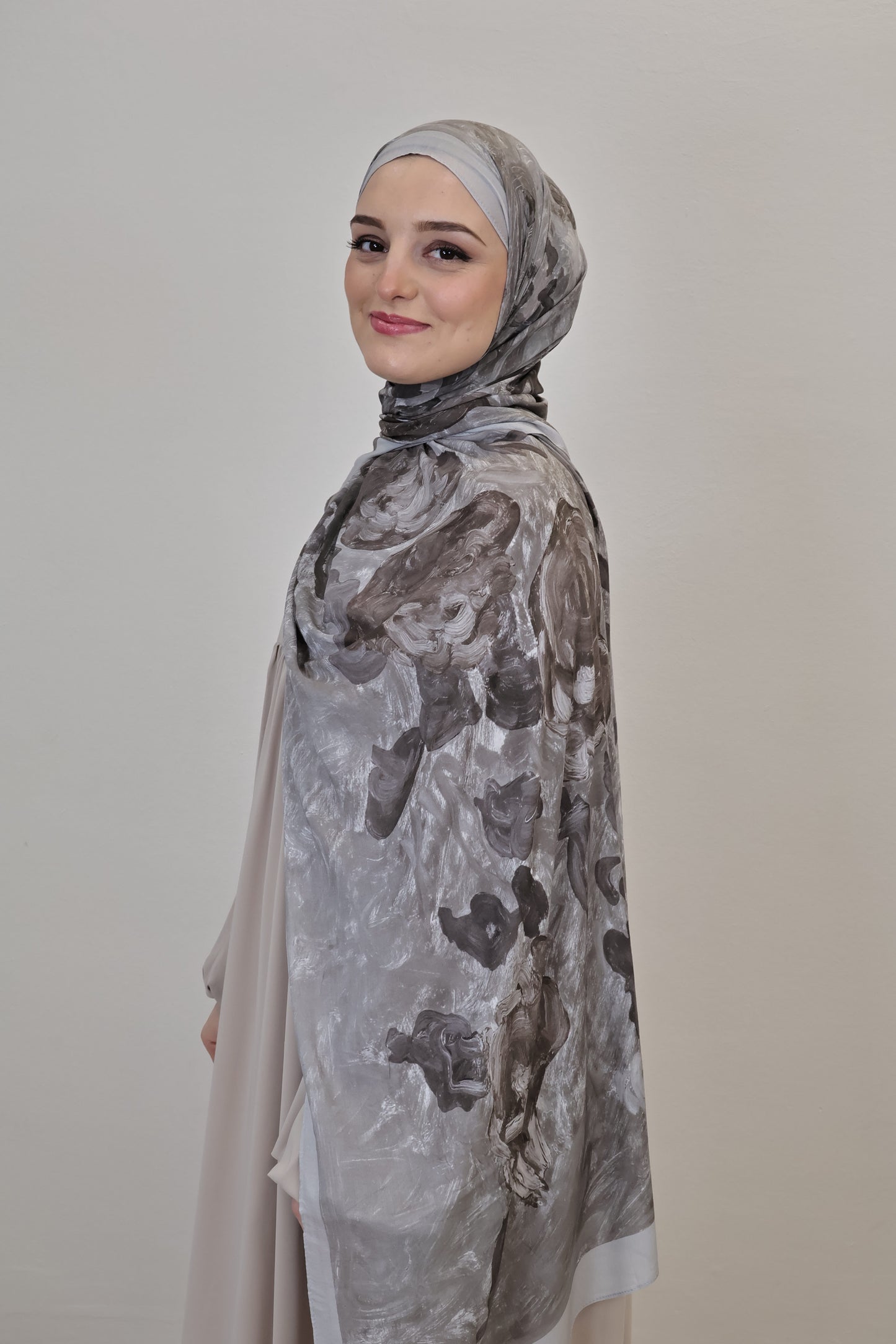 Sade Scarf Steingrau