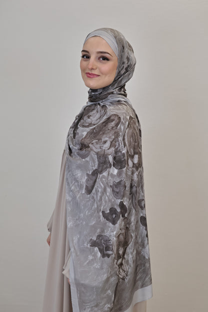 Sade Scarf Steingrau