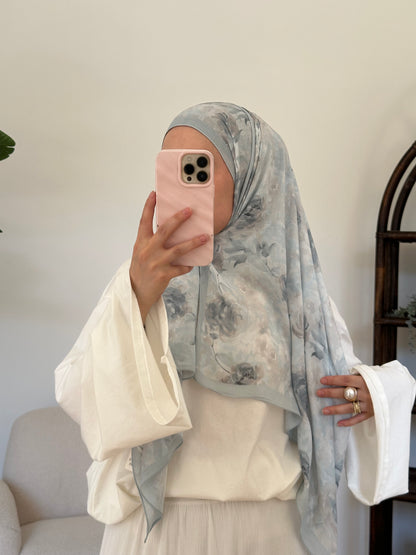 Rami Rose Scarf Blau
