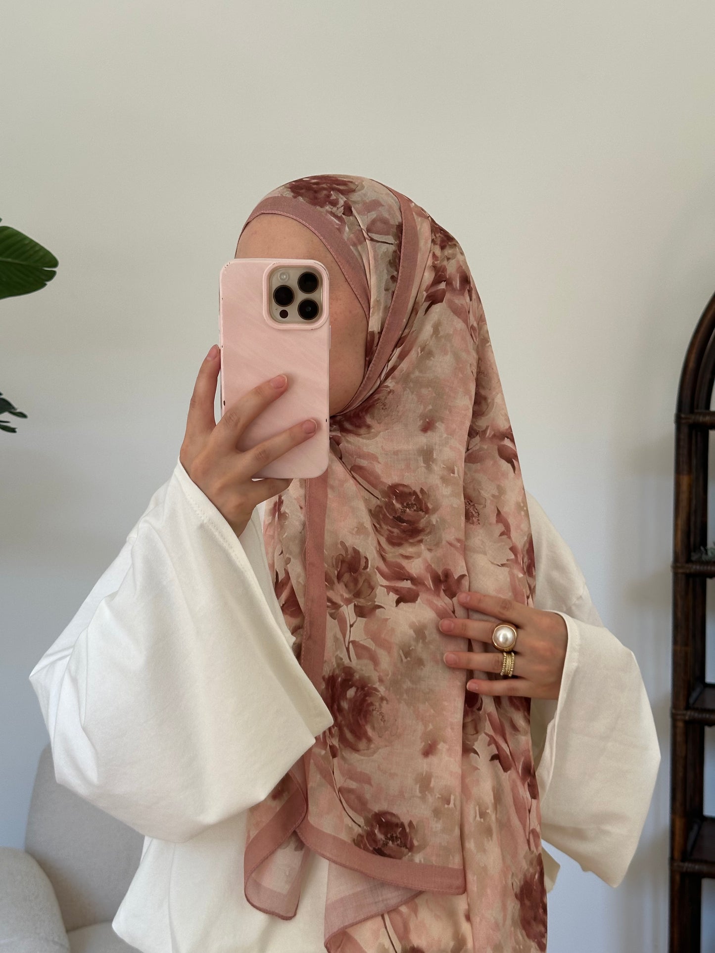 Rami Rose Scarf Rosa