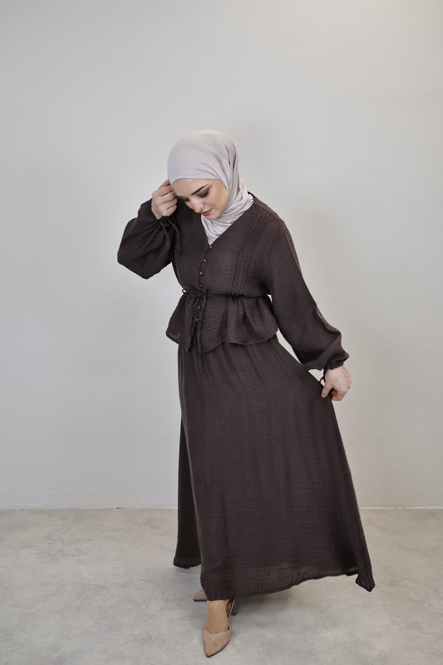 Hira Zwei-Teiler Braun