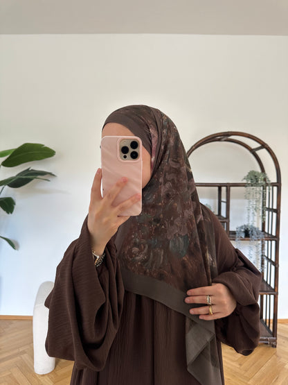 Art Scarf Braun