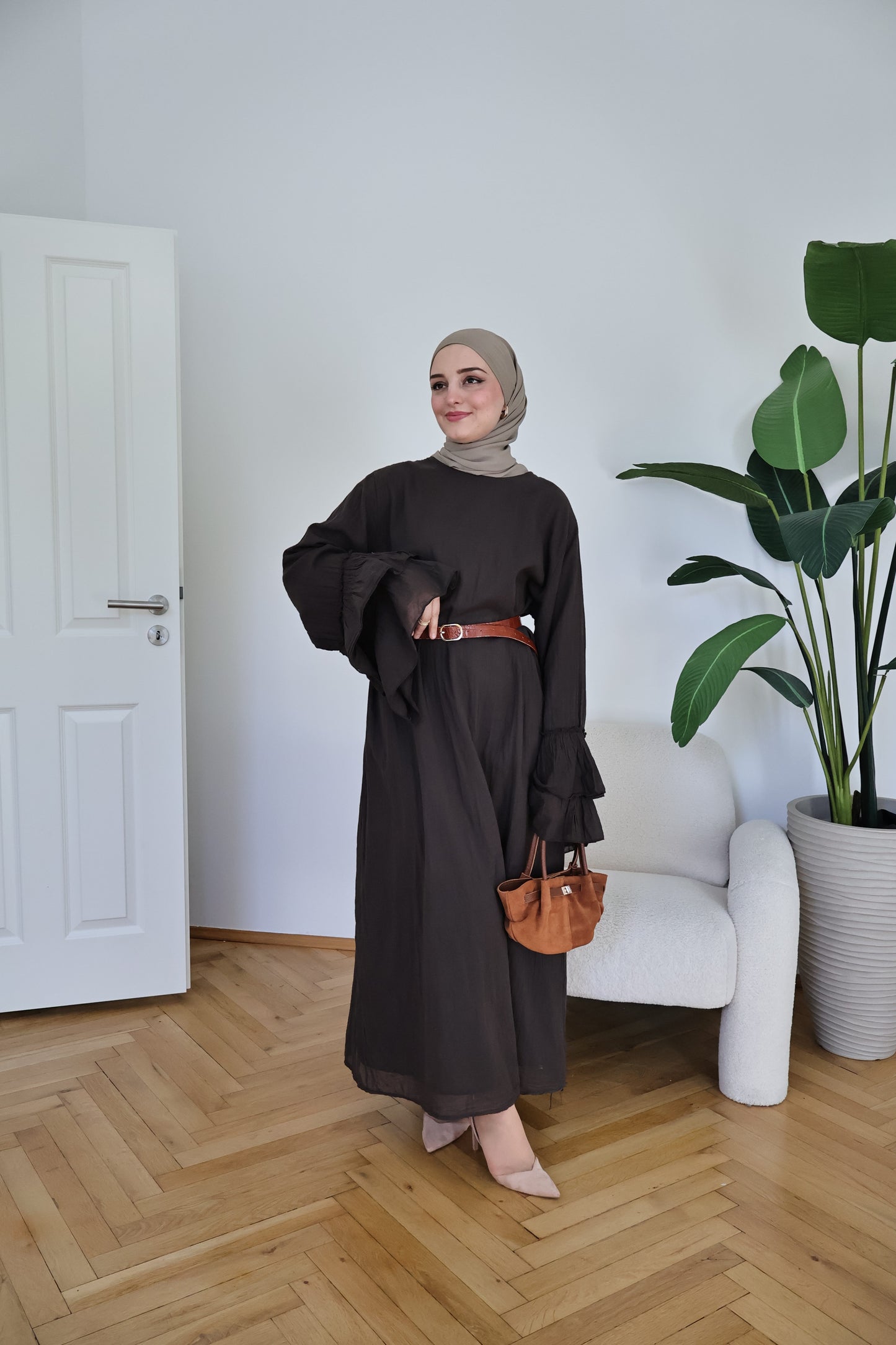 Pamuk Kleid Braun