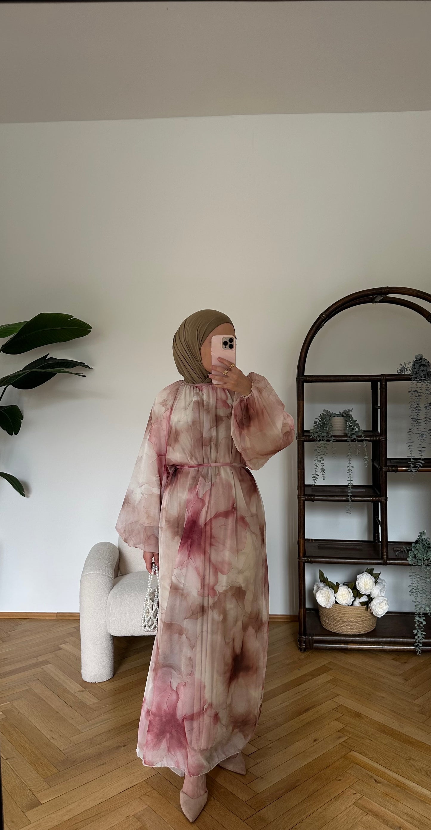Inci Kleid Rosa