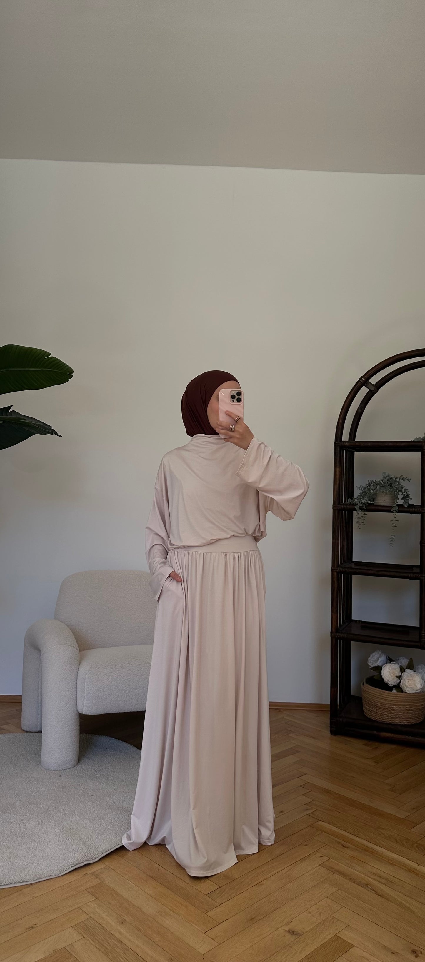 Sifa Zwei-Teiler Beige