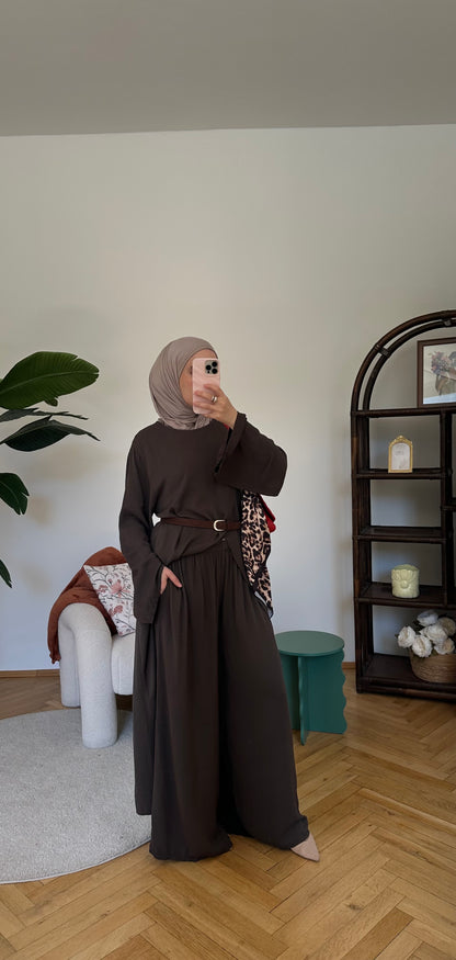 Lidya Zweiteiler Braun