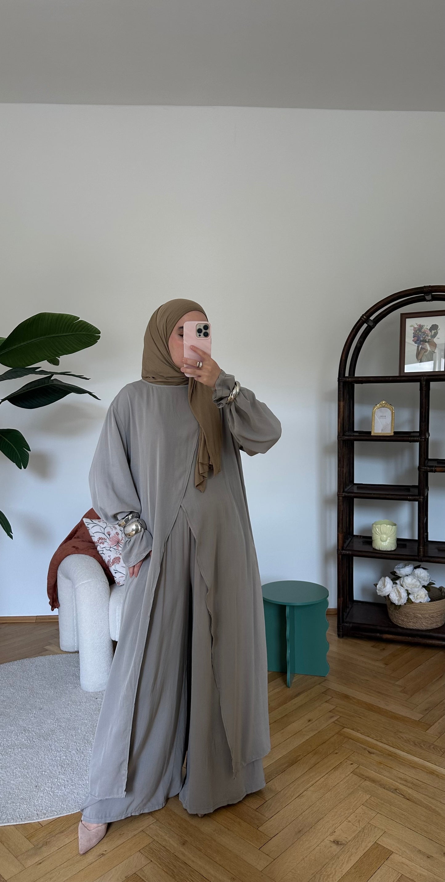Lidya Zweiteiler Steingrau