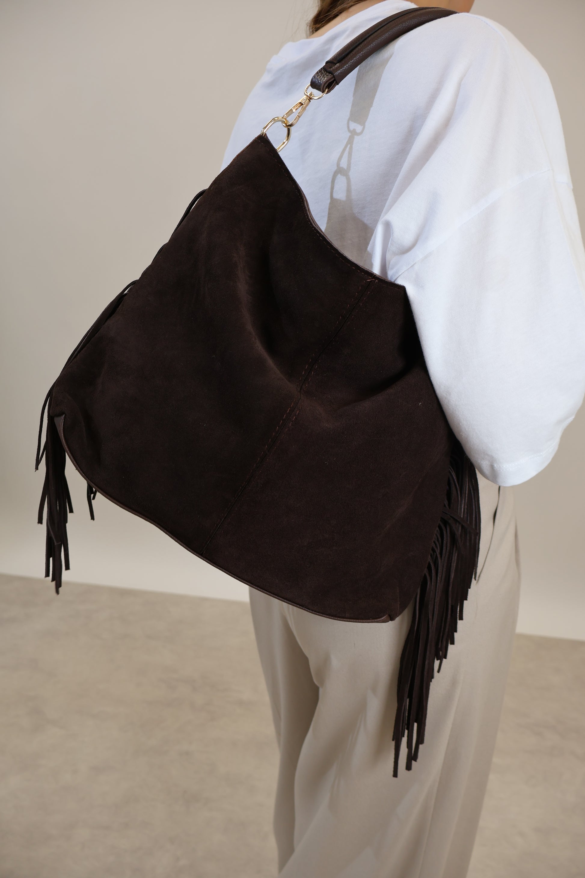 Tasche mit Fransen