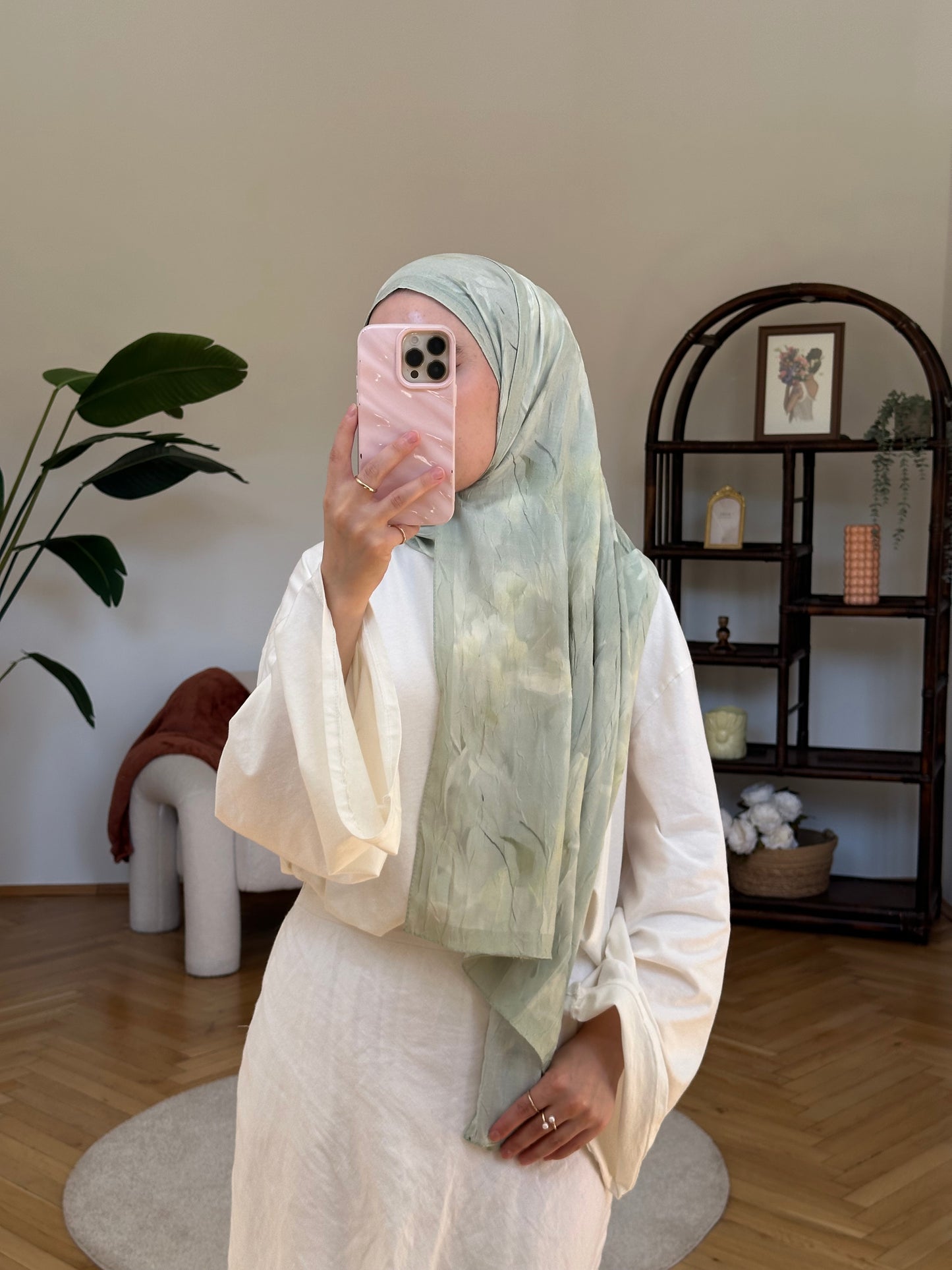 Sanft Scarf Grün