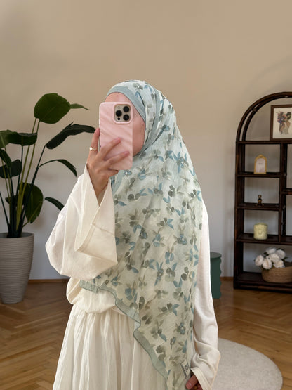 Blume Scarf Grün