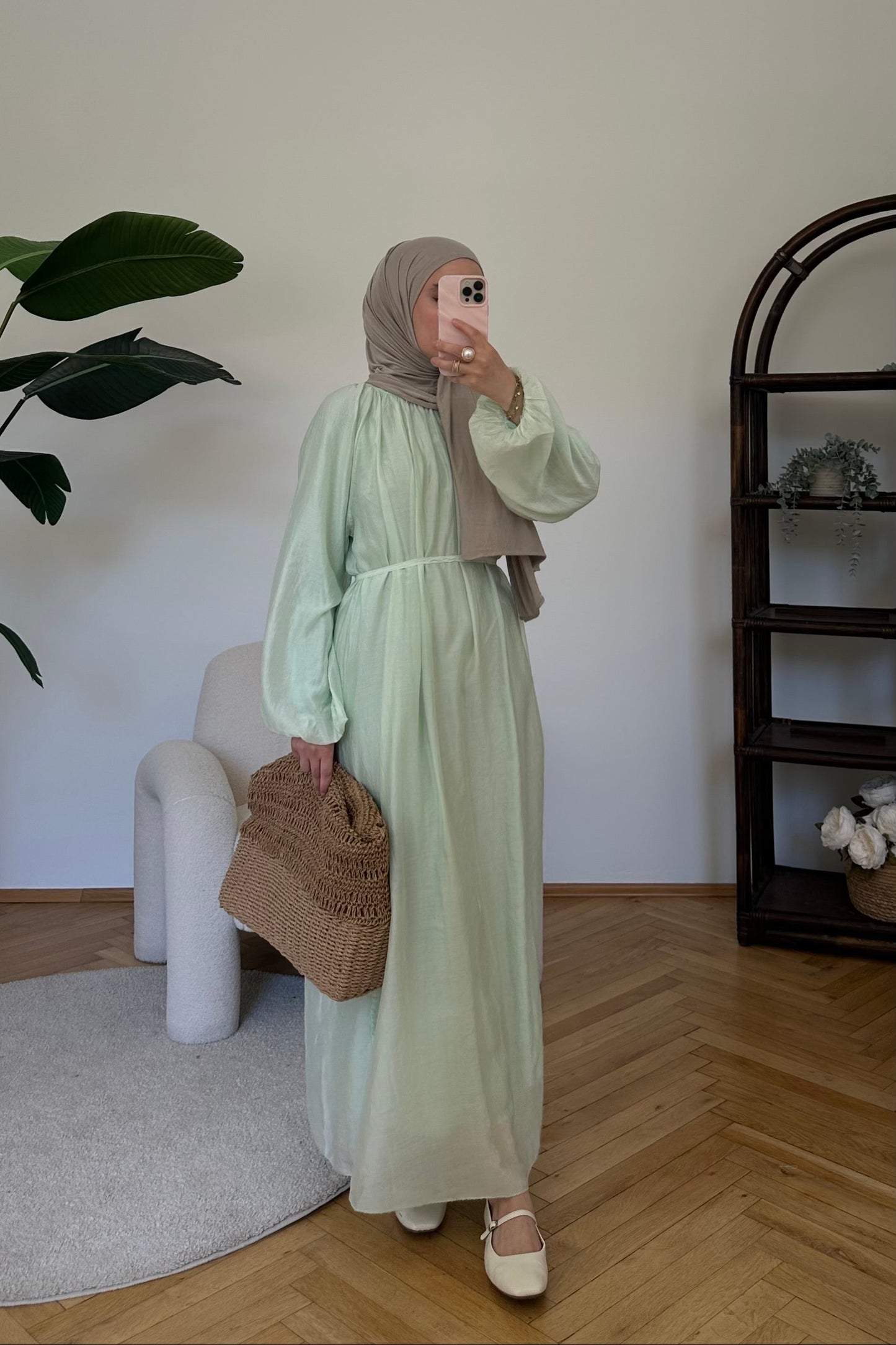 Perle Kleid Mint