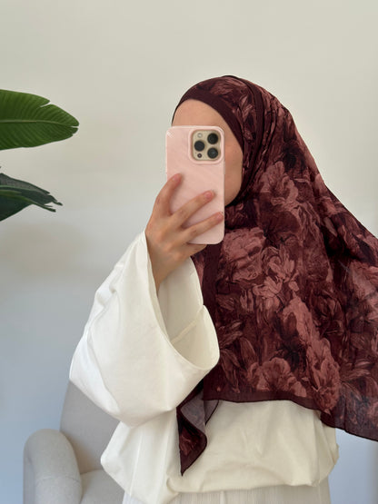 Nora Scarf Bordeaux