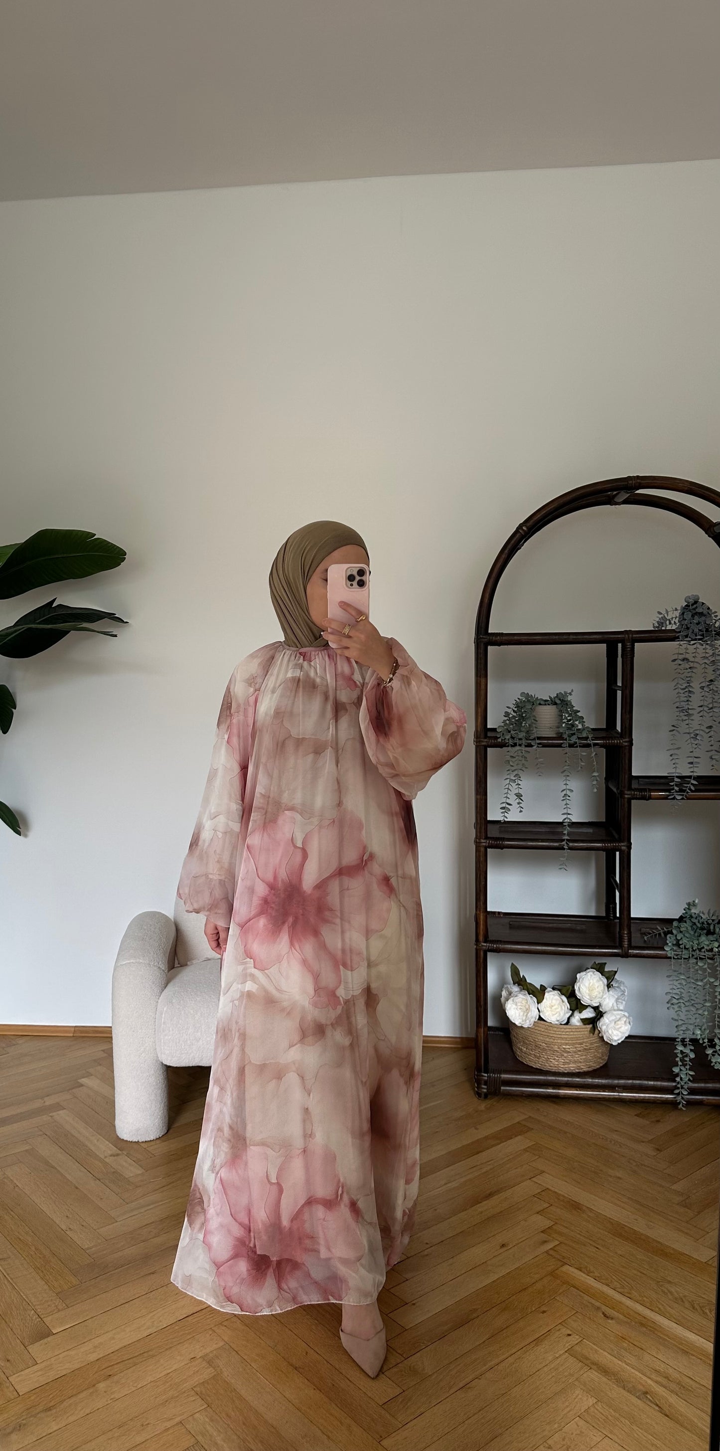 Inci Kleid Rosa