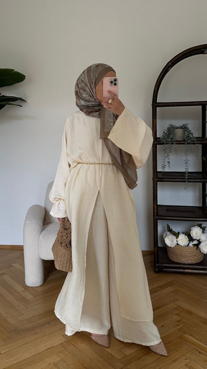 Nida Zwei-Teiler Creme