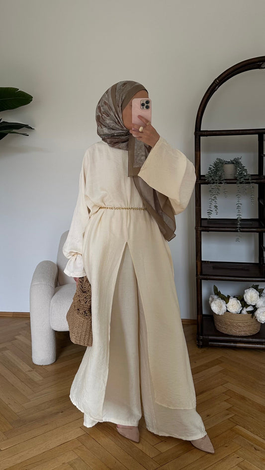 Nida Zwei-Teiler Creme
