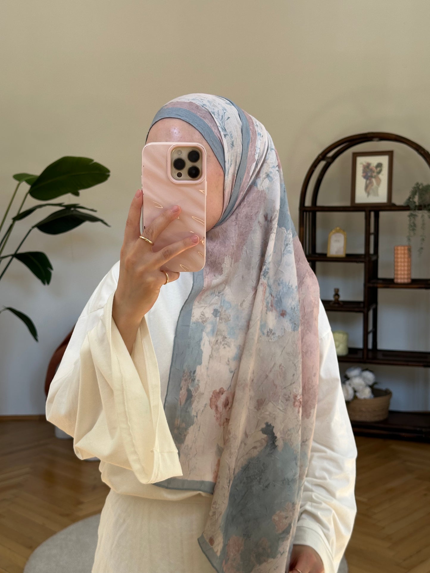 Vintage Scarf Blau