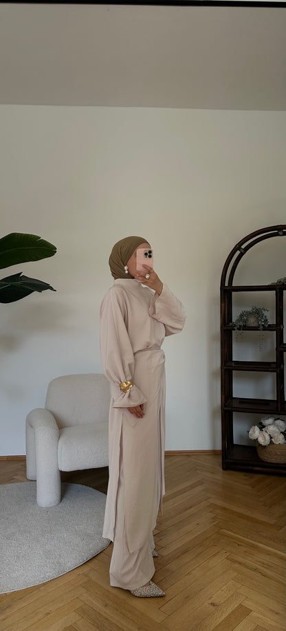 Hüda Zwei-Teiler Beige