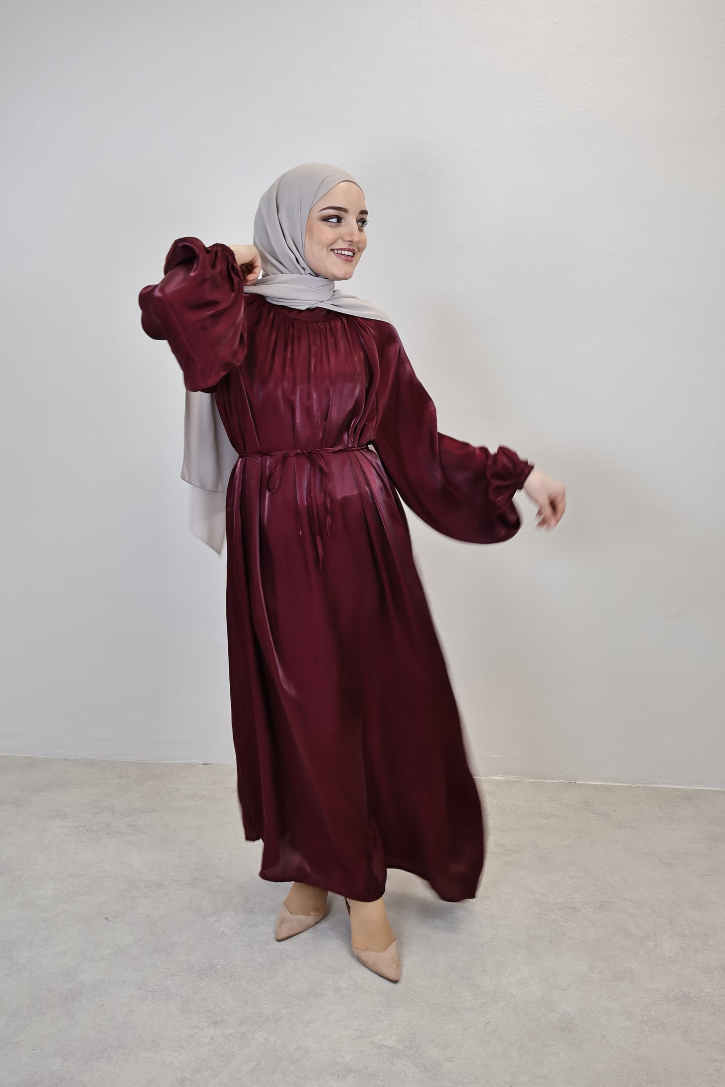 Hümra Kleid Bordeaux