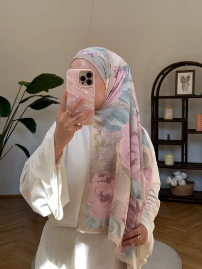 Gül Scarf Rosa