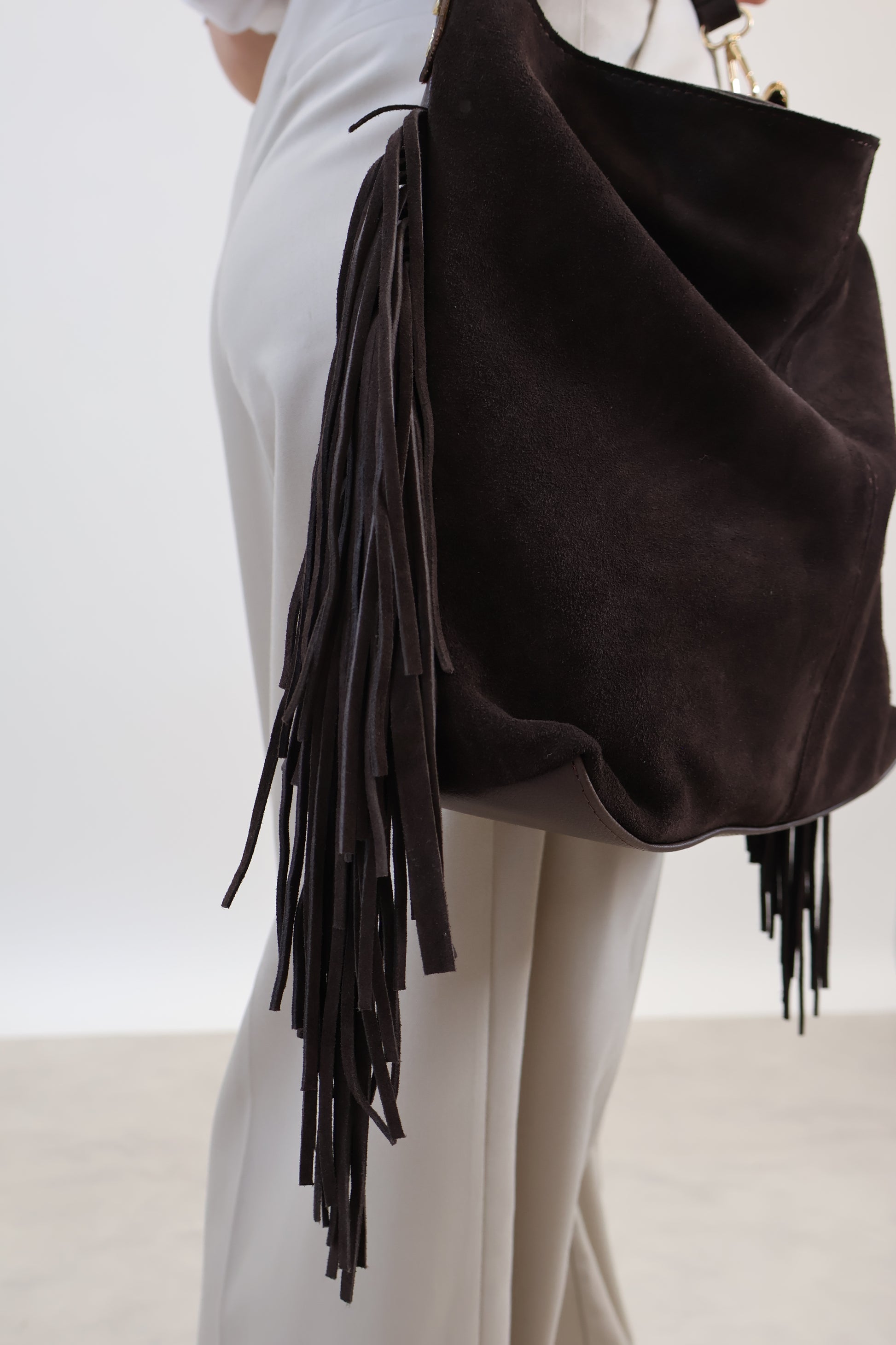Tasche mit Fransen